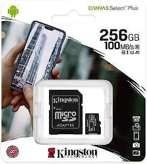 256 GB microSDXC canvas select plus
