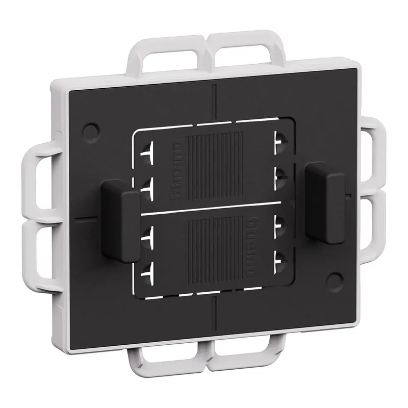 Accessori per installazione filomuro, completi di protezione - 2 moduli. Bticino 502EF