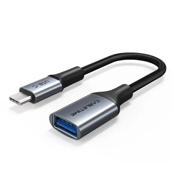 ADATT. TYPE C A USB 15CM MACH POWER- CTCMAF3.0AG0.15
