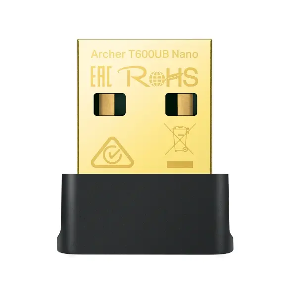 ADATTATORE WIFI AC600 DUAL BAND +BLUETOOTH 4.2 USB TP-LINK ARCHER T600 USB NANO