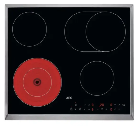AEG Piano Cottura Vetroceramico HK634060XB 60cm Incasso Autark - Promo