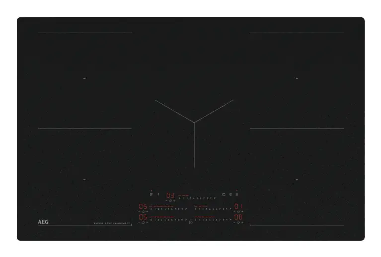 AEG TK85IM0FSZ Nero Da incasso 83 cm Piano cottura a induzione 5 Fornello(i)