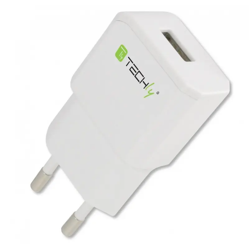 Alim. USB slim 5 V 2,1 A bianco