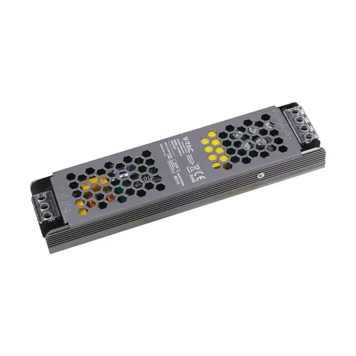 Alimentatore LED Slim in Metallo 120W 24V 5A con 1 Uscita 200x50x24mm IP20 V-TAC 24238