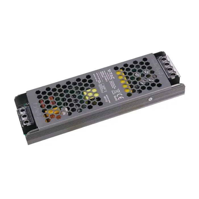 Alimentatore LED Slim in Metallo 200W 24V 8.25A con 1 Uscita 209x63x25mm IP20 V-TAC 24240