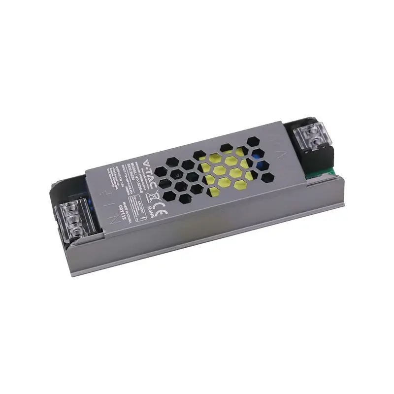 Alimentatore LED Slim in Metallo 36W 24V 1.5A con 1 Uscita 116x35x24mm IP20 24235