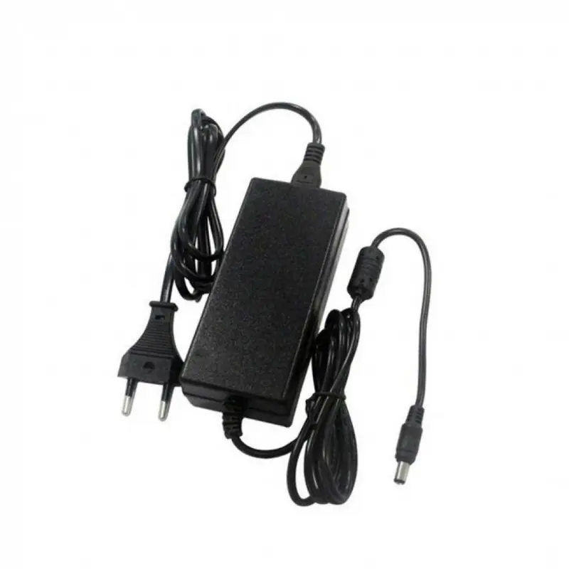 Alimentatore per Strip V-TAC LED 30W 12V 2.5A Plug and Play con Jack 2.1 e Cavo 2.4m con Spina, Protezione EMI e Cortocircuito IP44 SKU 3238