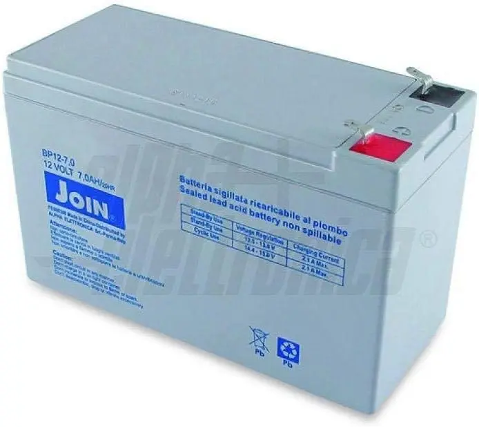 Alpha elettronica batteria a piombo AGM 12 V 7.2 Ah fast.per UPS BP12-7.2
