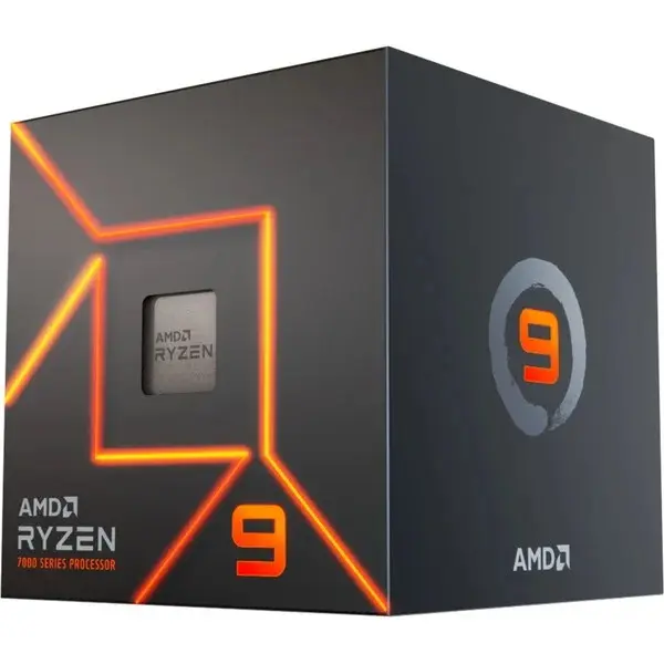 AMD CPU RYZEN 9, 7900, AM5, 5.40GHz 12 CORE, CACHE 76MB, 65W, BOX
