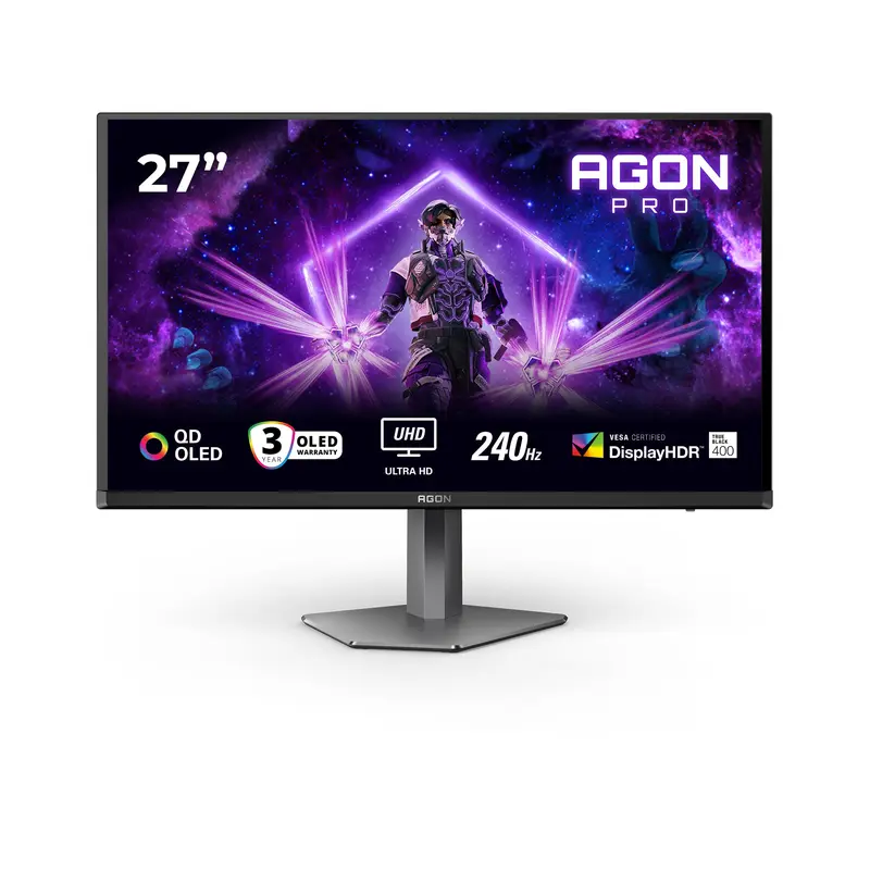 AOC G2 AG276UZD Monitor PC 67,3 cm (26.5") 3840 x 2160 Pixel 4K Ultra HD OLED Nero