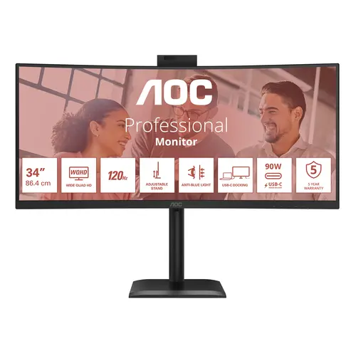 AOC MONITOR 34 LED VA 4K UHD 21