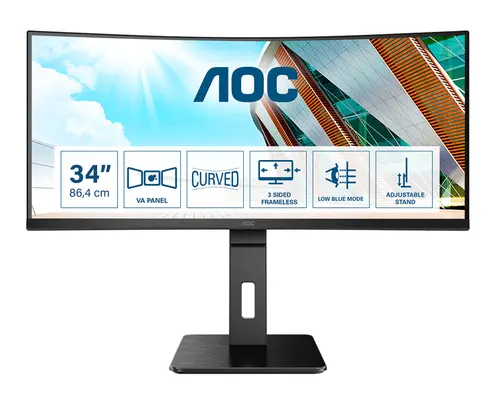 AOC MONITOR CURVO 34 LED VA 21