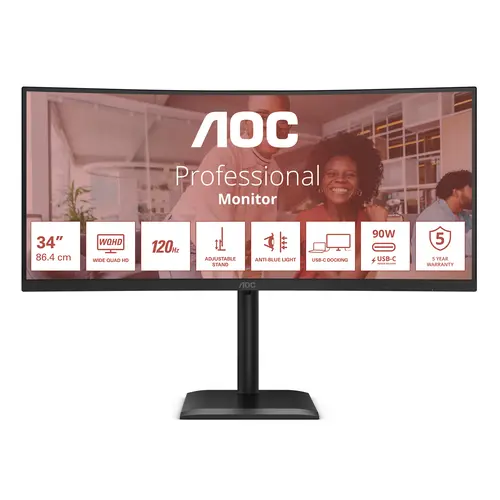 AOC MONITOR CURVO 34 LED VA UWQHD 21