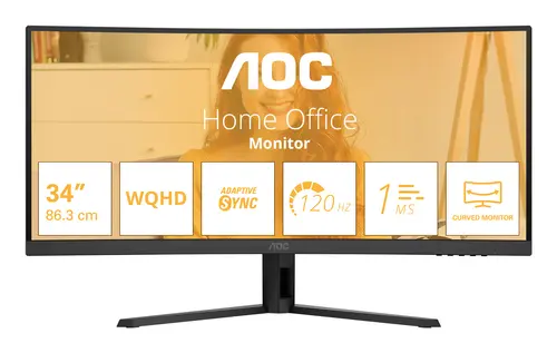 AOC MONITOR CURVO 34 LED VA WQHD 21