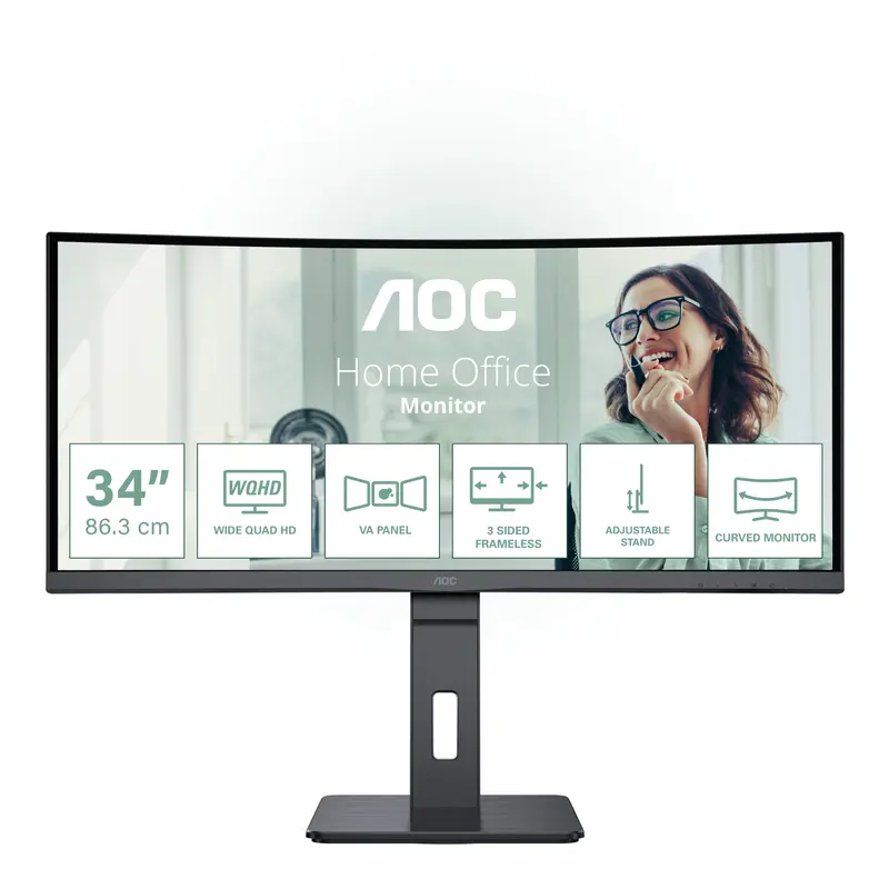 AOC MONITOR CURVO 34 LED VA WQHD 21