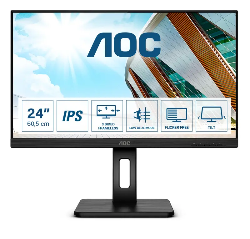AOC P2 24P2Q Monitor PC 60,5 cm (23.8") 1920 x 1080 Pixel Full HD LED Nero