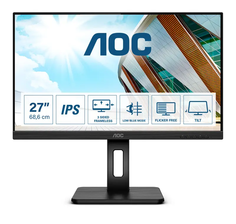 AOC P2 27P2Q Monitor PC 68,6 cm (27") 1920 x 1080 Pixel Full HD LED Nero