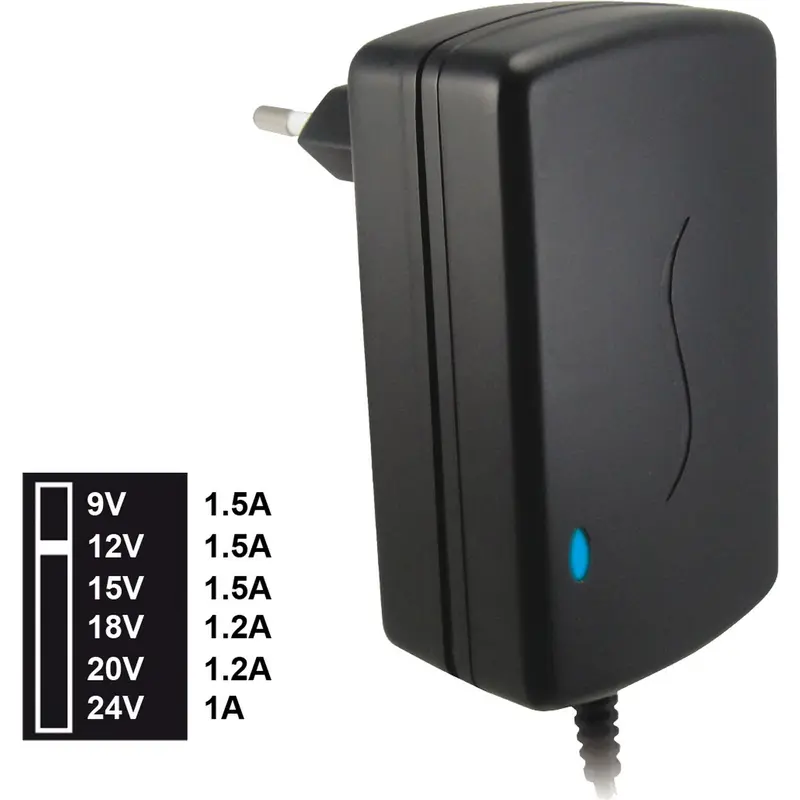 AP924W alimentatore switching 9-12-15-18-20-24 Vdc 1.5 A