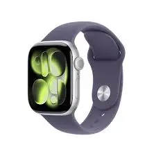 APPLE WATCH SERIES 11 GPS + CELLULAR 42MM SILVER ALUMINIUN CASE WITH PURPLE FOG SPORT BAND S/M