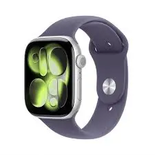 APPLE WATCH SERIES 11 GPS + CELLULAR 46MM SILVER ALUMINIUN CASE WITH PURPLE FOG SPORT BAND M/L