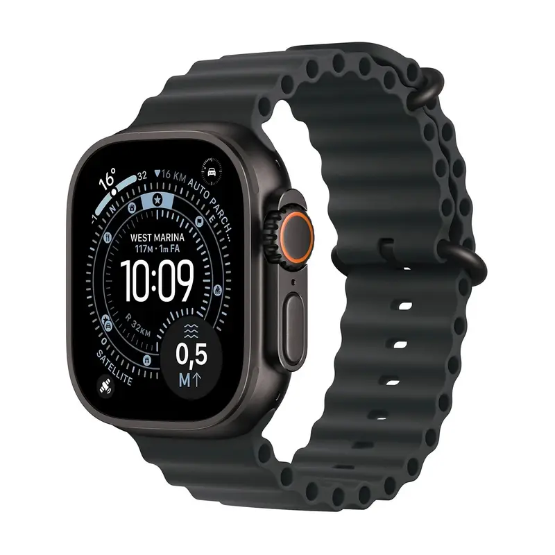 APPLE WATCH ULTRA 3GPS + CELLULAR49MMBLACK TITANIUM CASE WITH BLACK OCEAN BAND