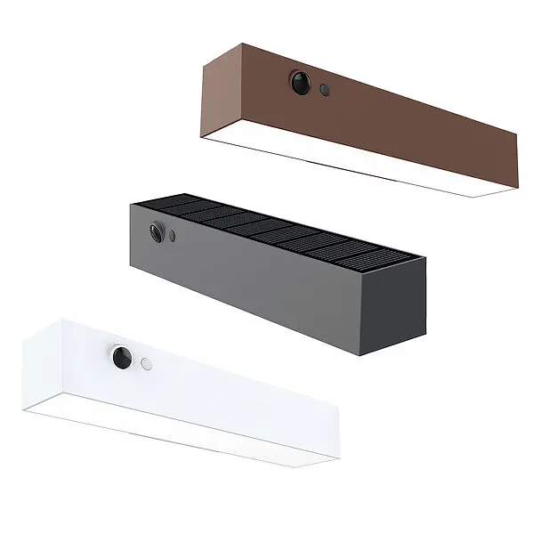 Applique da parete Botlighting per esterni IP54 5,2W 1000LM con sensore crepuscolare e rilevatore di presenza PIR AVENUE