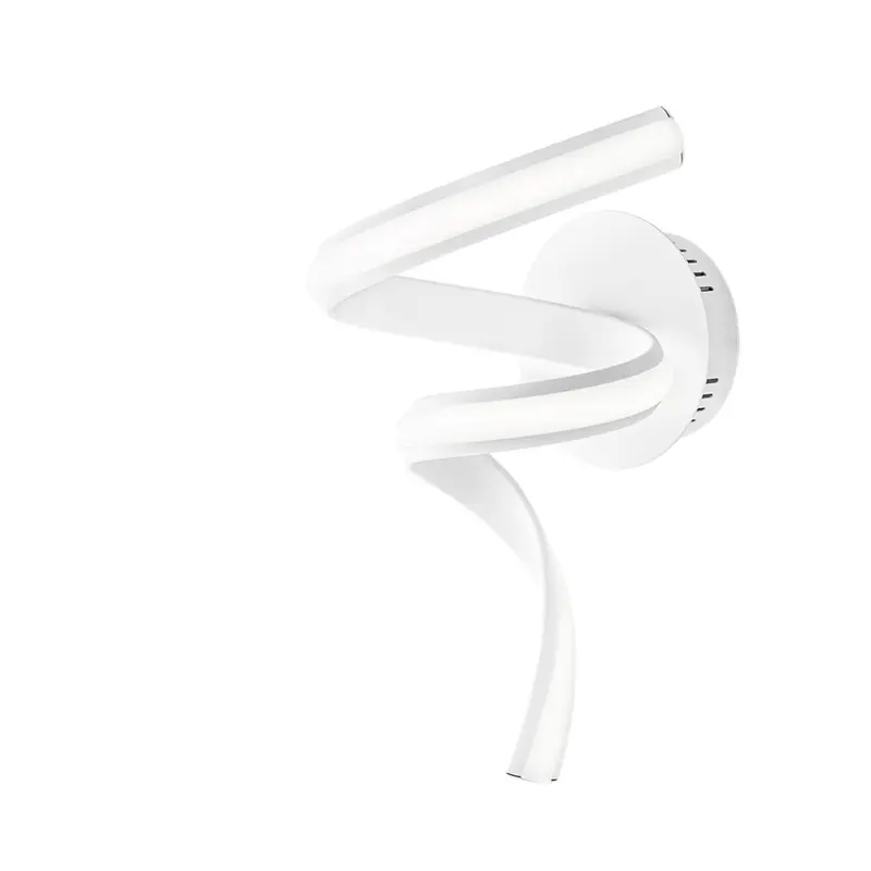 Applique LED MYSTRAL in alluminio bianco diffusore in silicone CCT LED-MYSTRAL-AP