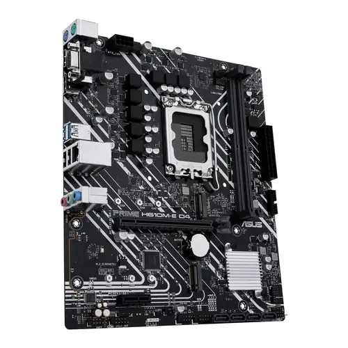 ASUS MB H610, PRIME H610M-E D4, LGA 1700, DUAL M.2 - CSM, 90MB19N0-M1EAYC