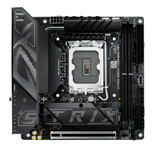 ASUS MB INTEL ROG STRIX B860-I GAMING WIFI, MINI ITX, DDR5, 1PCI-Ex16, 2DIMM, HDMI/DP, 2M2/4SATA