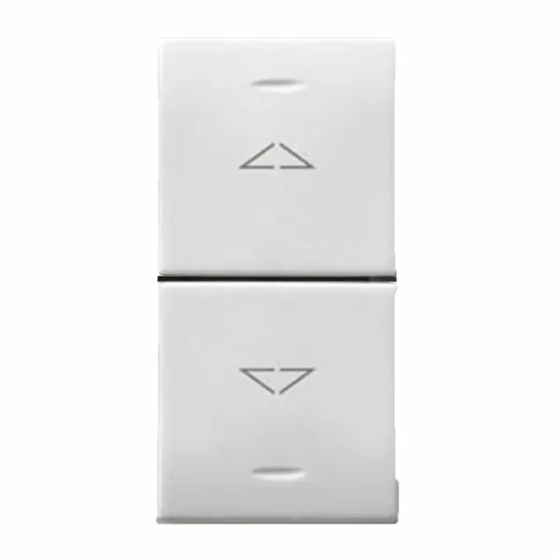 AVE Commutatore stabile, Domus S44, colore RAL 9010, 1P 10AX 250V - finitura lucida - 1 Mod. 441051