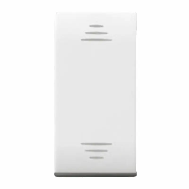 AVE nvertitore tasto con gemma, Domus S44, colore RAL 9010, 1P 16AX illuminabile - finitura lucida - 1 Mod. 441004