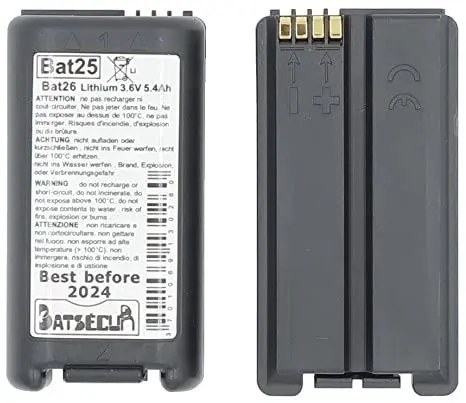 BATSECUR BAT25 Batteria Litio 3,6 V 5,4 Ah – BATLi25 BATLi26