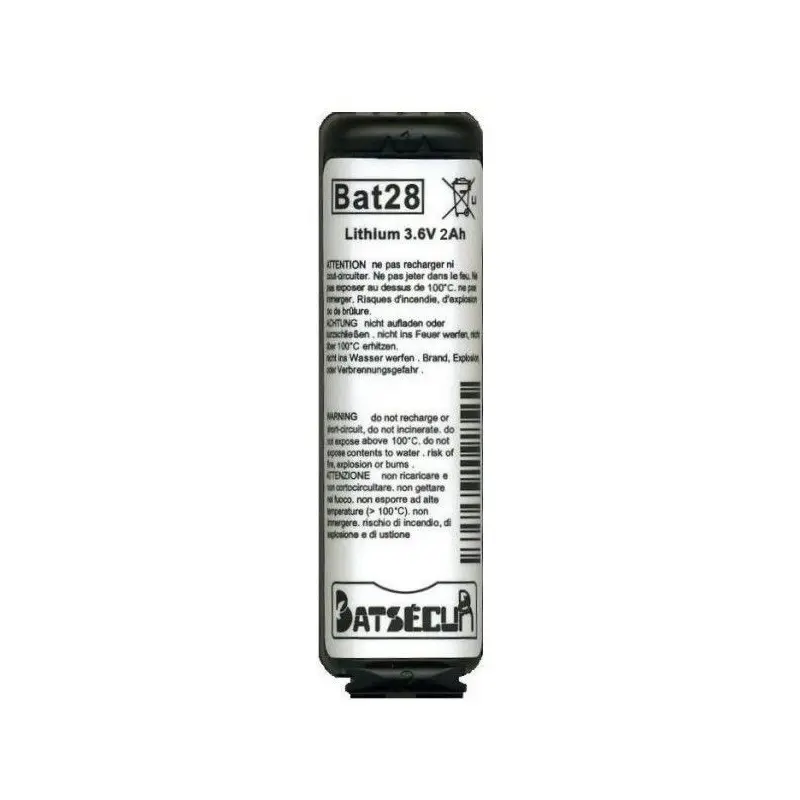 BATSECUR BAT28 Batteria Litio 3,6 V 2,7 Ah – BATLi28 BATLi38