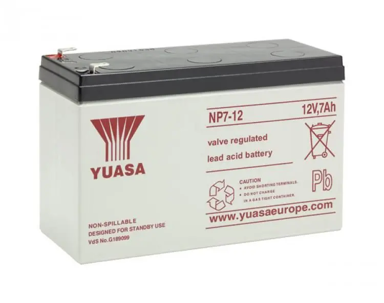 Batteria AGM Yuasa 12 V 7 Ah Faston 4.8mm