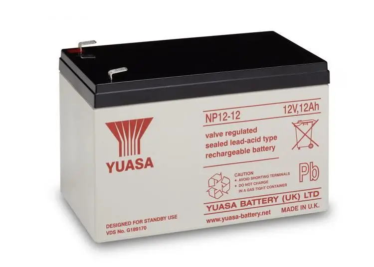 Batteria AGM Yuasa NP 12-12 12 V 12 Ah