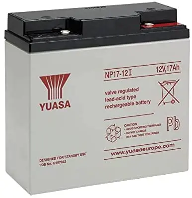 Batteria AGM Yuasa NP 17-12 12 V 17 Ah
