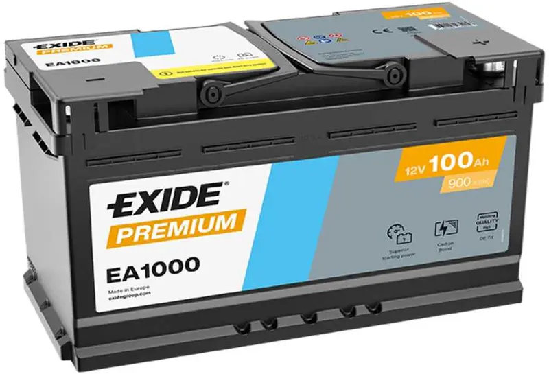 Batteria auto exide 12 V 100 Ah 900 A en
