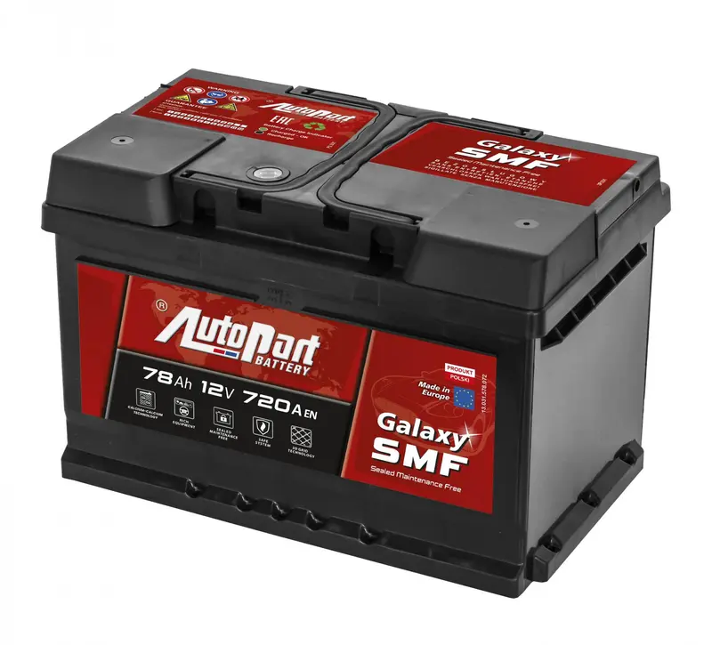 Batteria autopart 12 V 78 Ah l3 pos. dx