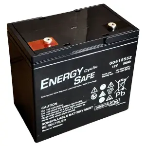 Batteria Ciclica Energy Safe 00412552 12 V 56 Ah AGM