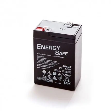 Batteria Energy Safe 0040604 6 V 4,5 Ah AGM VRLA