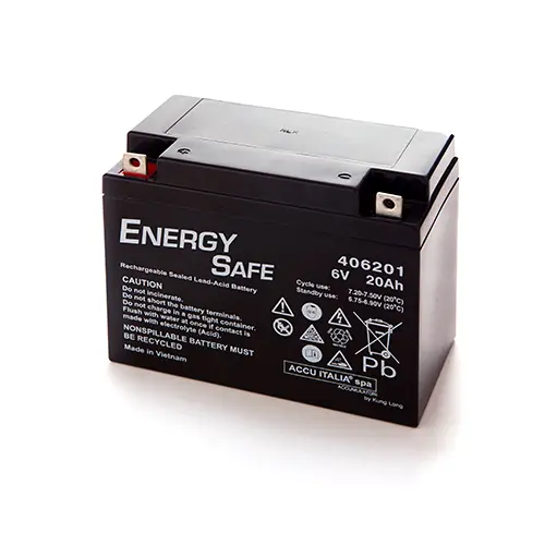 Batteria Energy Safe 00406201 6 V 20 Ah AGM VRLA