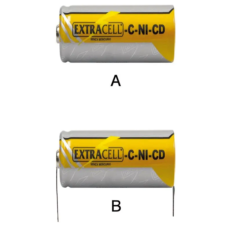Batteria Extracell Ni-Cd 1/2 torcia 1,2 V 2800 mAh