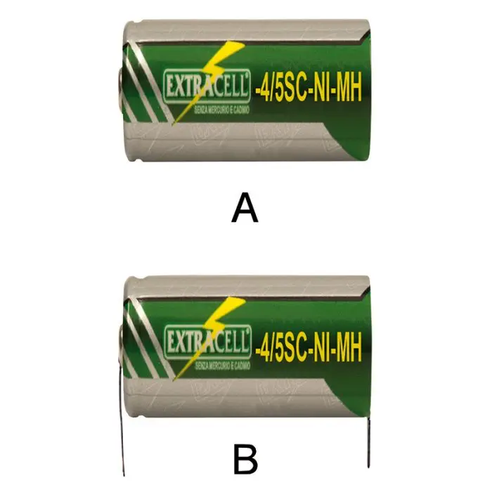 Batteria Extracell Ni-MH 1,2 V 2000 mAh 4/5sc