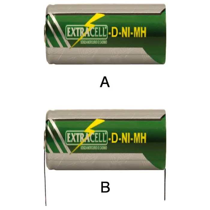 Batteria Extracell Ni-MH 1,2 V 8000 mAh d/l
