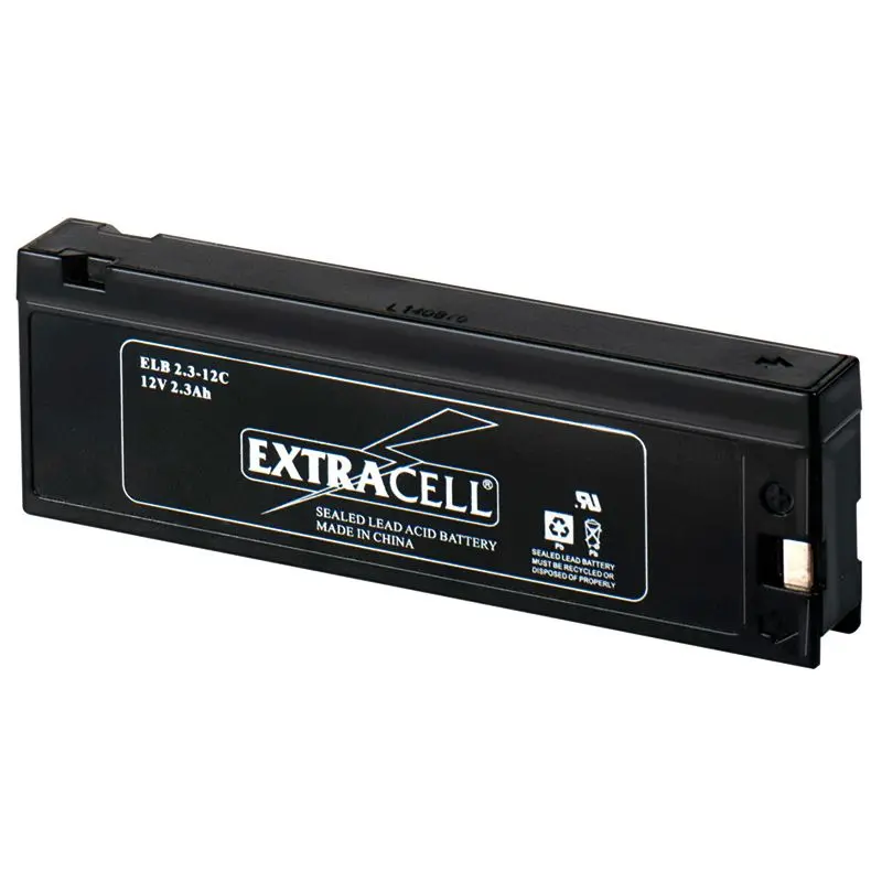 Batteria Extracell piombo 12 V 2,3 Ah attacco baionetta