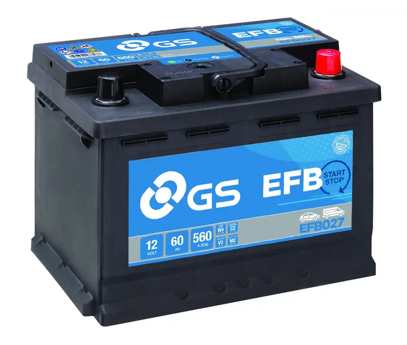 Batteria gs yuasa 12 V 60 Ah 560 A efb