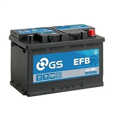 Batteria gs yuasa 12 V 70 Ah 650 A efb