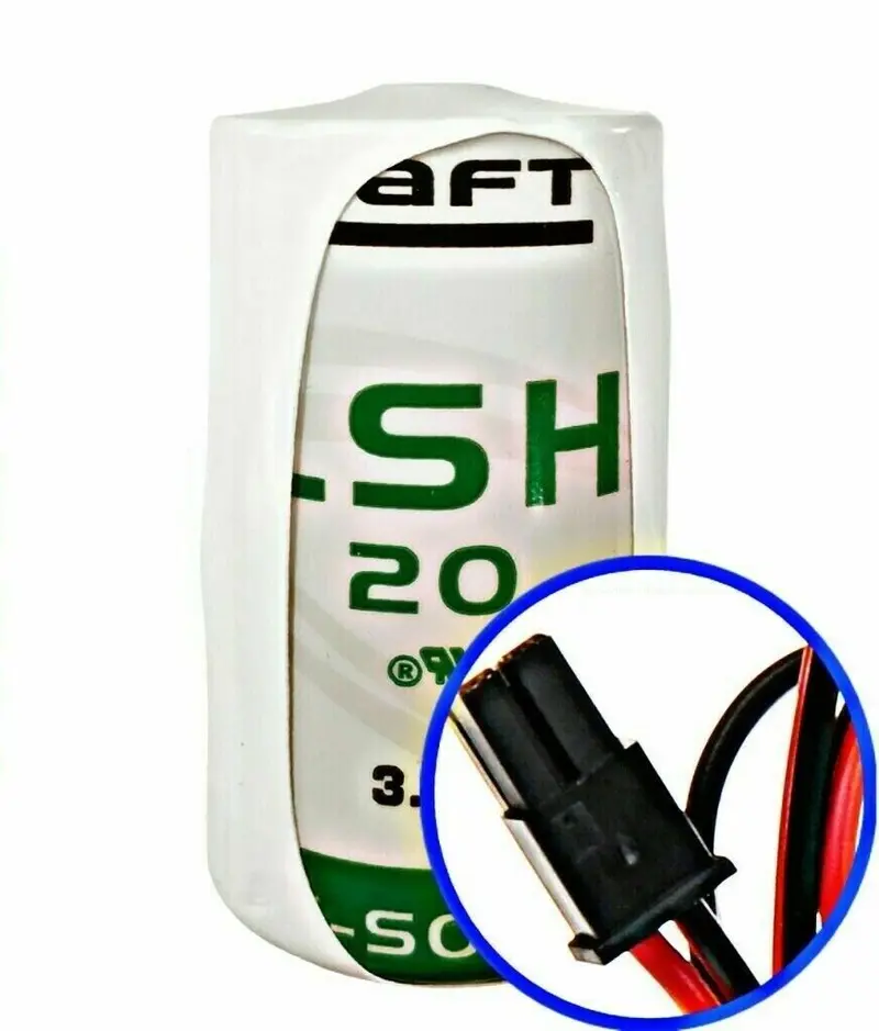Batteria jablotron 3,6 V LSH20 + connettore