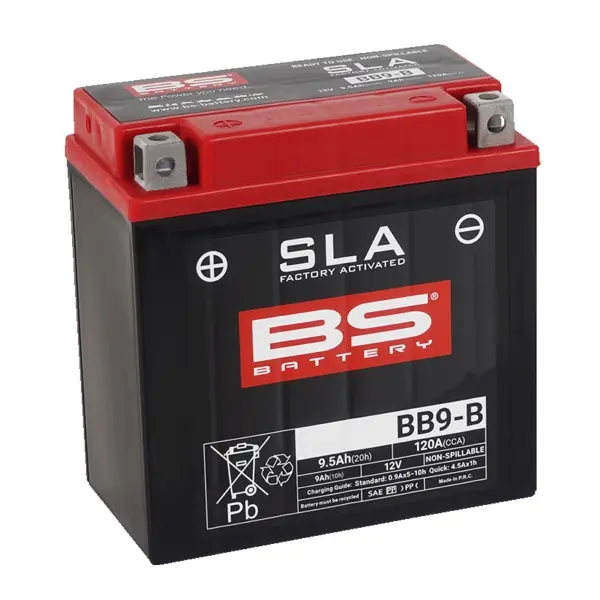 Batteria Moto BS Battery BB9-B 12 V 9 Ah
