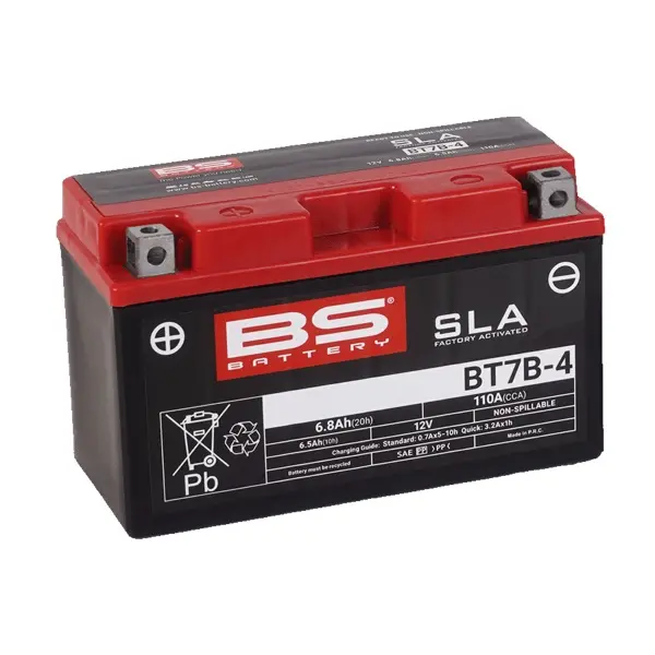 Batteria Moto BS Battery BT7B-4 12 V 6,5 Ah
